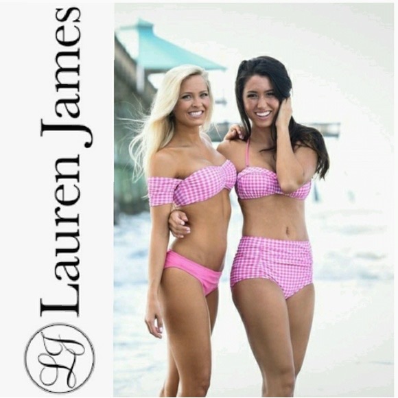 Lauren James gingham bikini 💗 - Picture 10 of 11